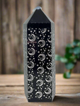 Black Obsidian Tower with Moon & Stars Print #430