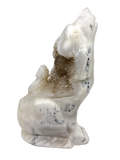 Moss Agate Wolf #26