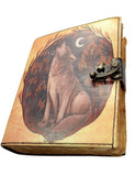 Wolf Book of Shadows - Handmade