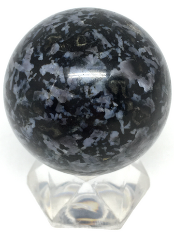 Mystic Merlinite (Indigo Gabbro) Sphere # 167 - 4cm