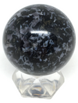 Mystic Merlinite (Indigo Gabbro) Sphere # 168 - 4cm