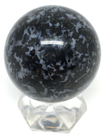 Mystic Merlinite (Indigo Gabbro) Sphere # 168 - 4cm