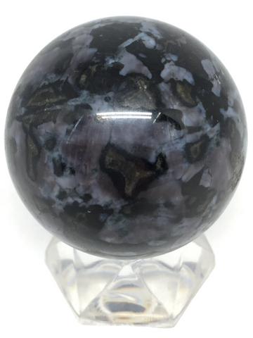 Mystic Merlinite (Indigo Gabbro) Sphere # 169 - 4cm