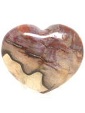Petrified Wood Heart # 184 - 10cm