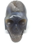 Agate Geode Alien Skull #432