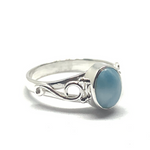 Larimar Sterling Silver Ring #313 - Size 7