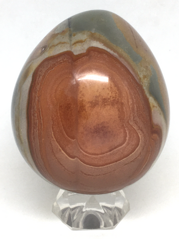 Polychrome Jasper Egg # 207 - 7cm