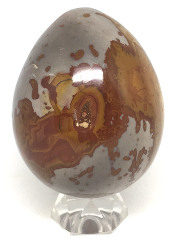 Polychrome Jasper Egg # 208 - 7.7cm