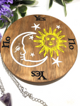 Wooden Pendulum Board with Pendulum Necklace #264