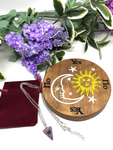 Wooden Pendulum Board with Pendulum Necklace #264