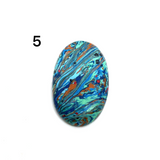 Rainbow Calsilica Cabochons - Lot #26