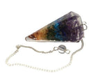 Faceted Orgonite Chakra Pendulum