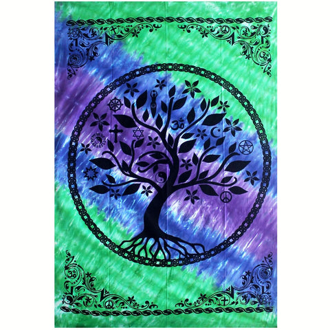 Tree Of Life Multi-Faith Tapestry - 147cm x 208cm