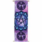 Pentacle Print Banner - 36cm x 90cm