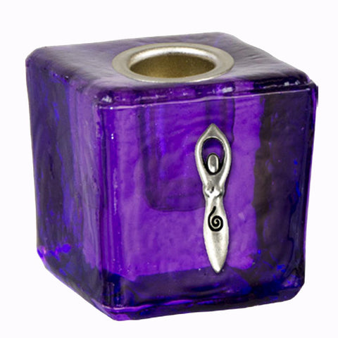 Goddess Wish Candle Holder - Purple