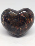 Harlequin Jasper Puff Heart # 37 - 45mm