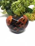 Harlequin Jasper Puff Heart # 38 - 45mm