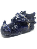 Sodalite Dragon Skull #405