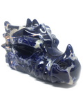 Sodalite Dragon Skull #405