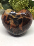 Harlequin Jasper Puff Heart # 40 - 45mm