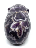 Chevron Amethyst Alien Skull #414