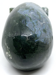 Moss Agate Alien Skull #415