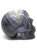 Agate Geode Skull #416