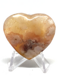 Cherry Blossom Agate Heart #420 - 3.5cm