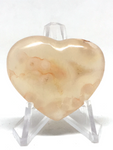 Cherry Blossom Agate Heart #423 - 3.5cm