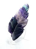 Rainbow Fluorite Leaf #424