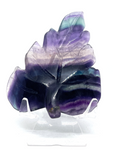 Rainbow Fluorite Leaf #424