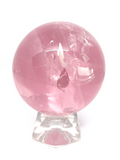 Clear Quartz & Rose Quartz Sphere #457 - 5.7cm
