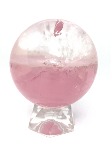 Clear Quartz & Rose Quartz Sphere #457 - 5.7cm