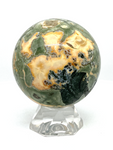 Rainforest Jasper (Rhyolite) Sphere #458 - 5.5cm