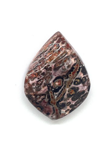 Pink Leopard Skin Jasper Cabochon #470