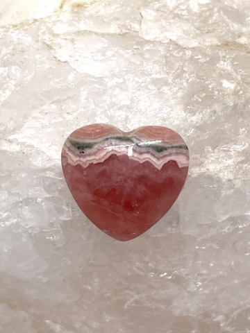 Rhodochrosite Heart #489 - 1.6cm