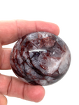 Fire Quartz Palm Stone #48