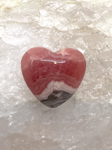 Rhodochrosite Heart #492 - 1.6cm
