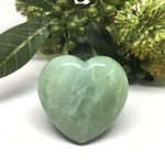 New Jade Puff Heart # 493 - 50mm