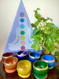 Chakra Healing Singing Bowls with Glass Stick