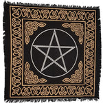 Gold & Silver Pentacle Altar Cloth