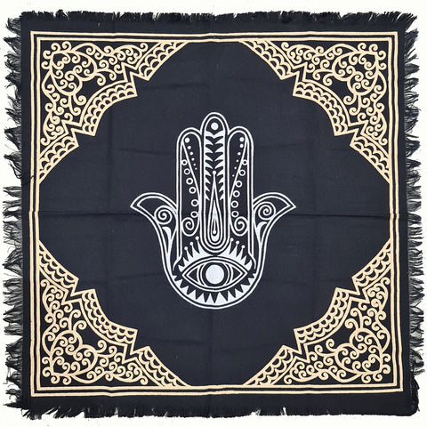 Hamsa Hand Altar Cloth 60cm x 60cm