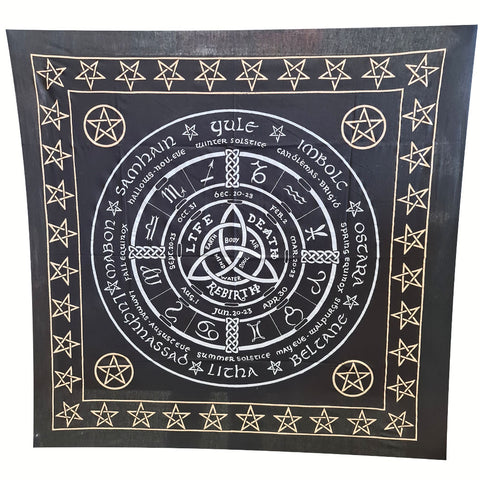 Celtic Calendar Altar Cloth - 60cm x 60cm