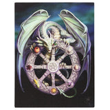 'Wheel of the Year' Canvas Plaque - Anne Stokes