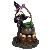 Witch with Cauldron Backflow Burner