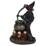 Witch with Cauldron Backflow Burner