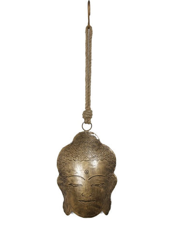 Hanging Brass Buddha Bell