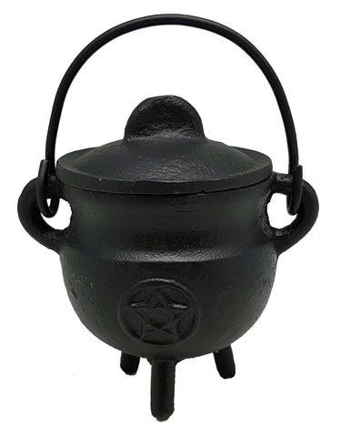Pentacle Tripod Cauldron 10cm