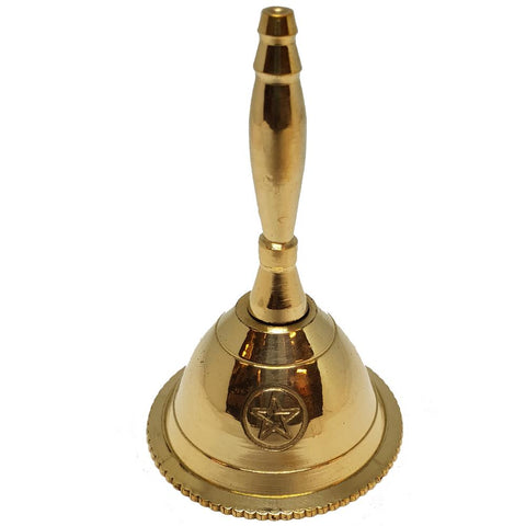 Pentacle Brass Bell 7cm x 4cm