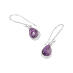 Charoite Earrings - Sterling Silver #211